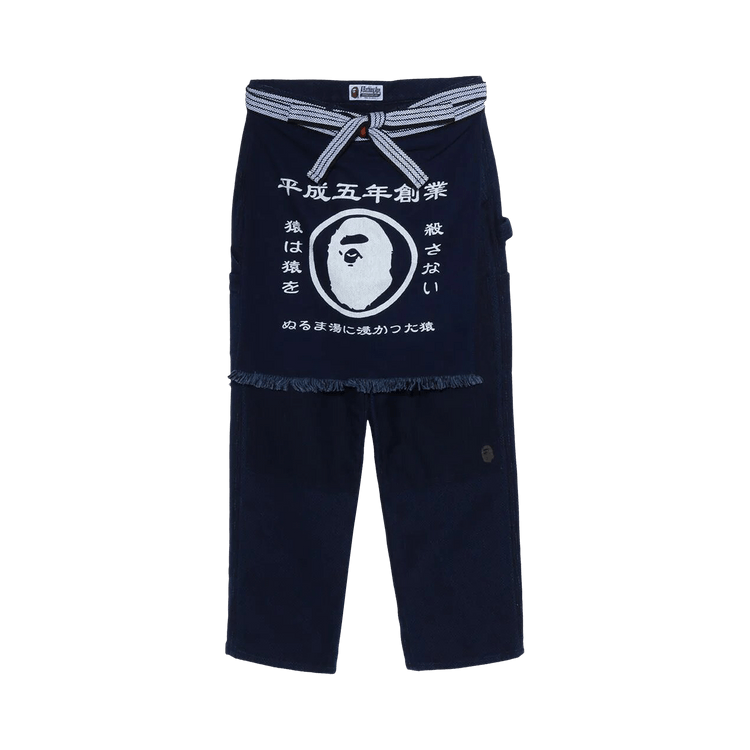 BAPE Sashiko Painter Pants "Indigo"