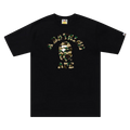 BAPE 1st Camo College Tee "Black/Yellow"
