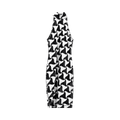 Bottega Veneta Crinkled Wavy Triangle Print Dress "Pink/Red"