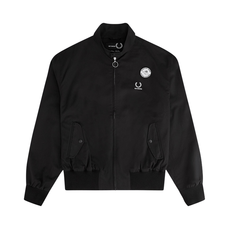 Fred Perry x Raf Simons Embroidered Harrington Jacket "Black"