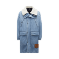 Moncler Genius Muir Denim Long Parka "Navy"