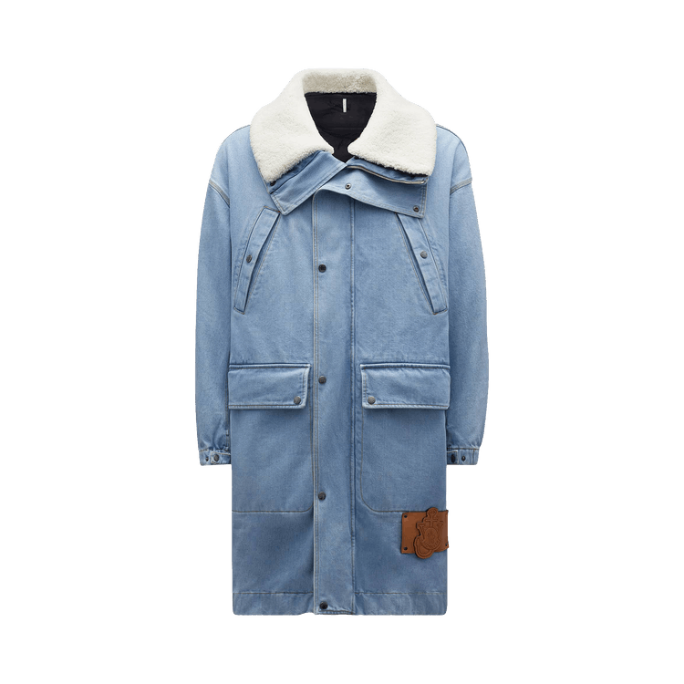 Moncler Genius Muir Denim Long Parka "Navy"