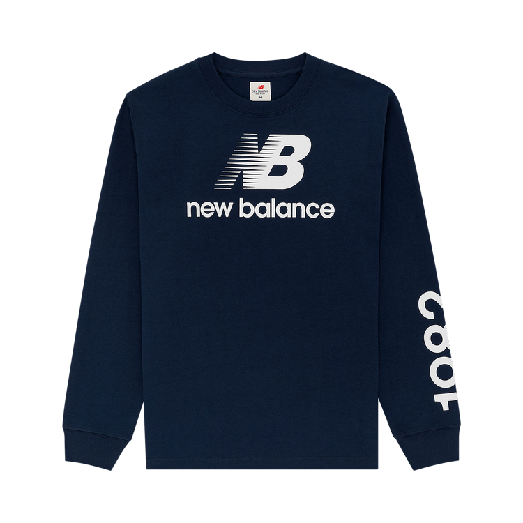 New Balance Made In USA Heritage Long-Sleeve Tee "Natural Indigo"