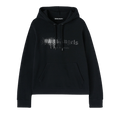 Palm Angels Rhinestone Sprayed Hoody "Black"