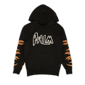 Palm Angels Graffiti Flames Hoody "Black/White"