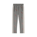 Palm Angels Jacquard Damier Classic Track Pants "Black/Red"