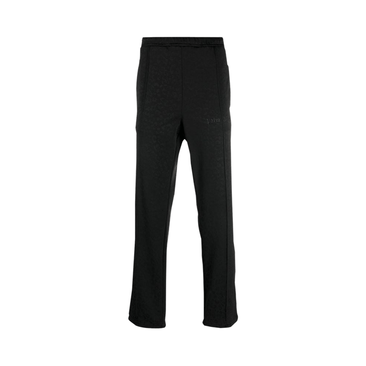 Palm Angels Tuxedo Leopard Track Pants "Black/White"