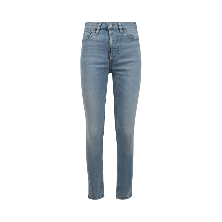 RE/DONE 90s High Rise Ankle Crop "Costa Indigo"