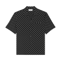 Saint Laurent Shark Collar Shirt "Noir Craie"