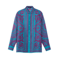 Versace Barocco Silhouette "Magenta/Tangerine"
