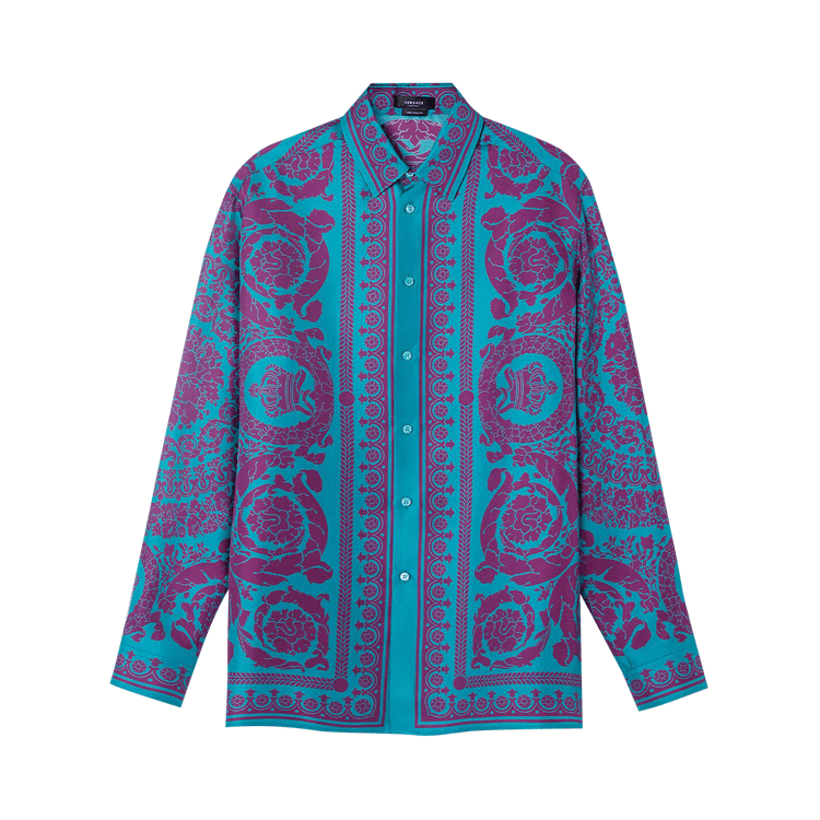 Versace Barocco Silhouette "Magenta/Tangerine"