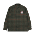 Pleasures Surfing Flannel Overshirt "Green"