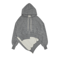 Yohji Yamamoto Regulation Uneven Hoodie "Grey"