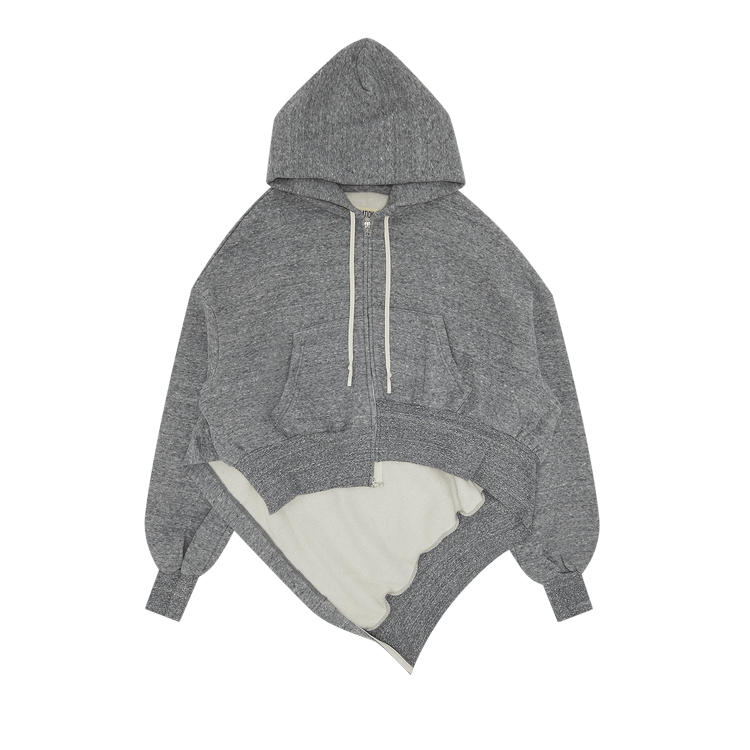Yohji Yamamoto Regulation Uneven Hoodie "Grey"