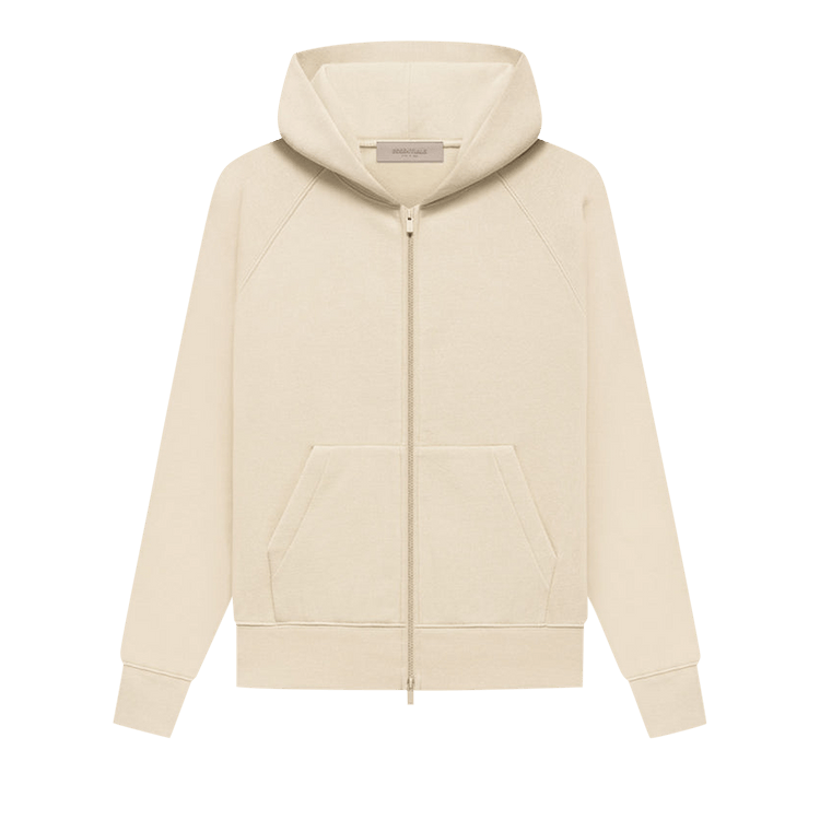 Fear of God Essentials Full Zip Hoodie "Egg Shell"