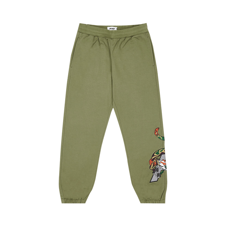 Palace Dragon Sweatpants "Olive"