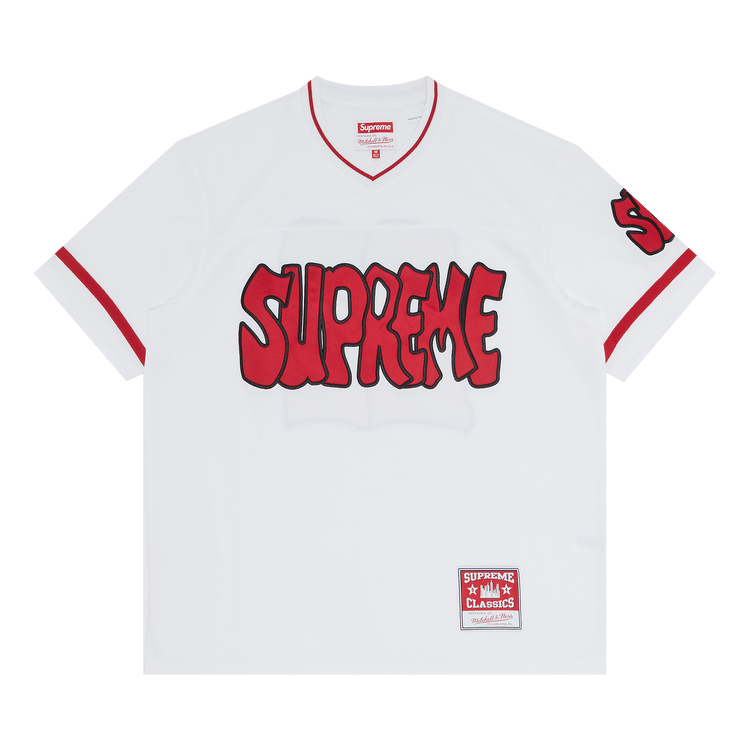 Supreme x Mitchell & Ness Football Jersey "White"