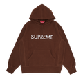 Supreme Capital Hooded Sweatshirt "Dark Brown"