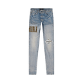 Amiri Core Appliqué Jean "Clay Indigo"