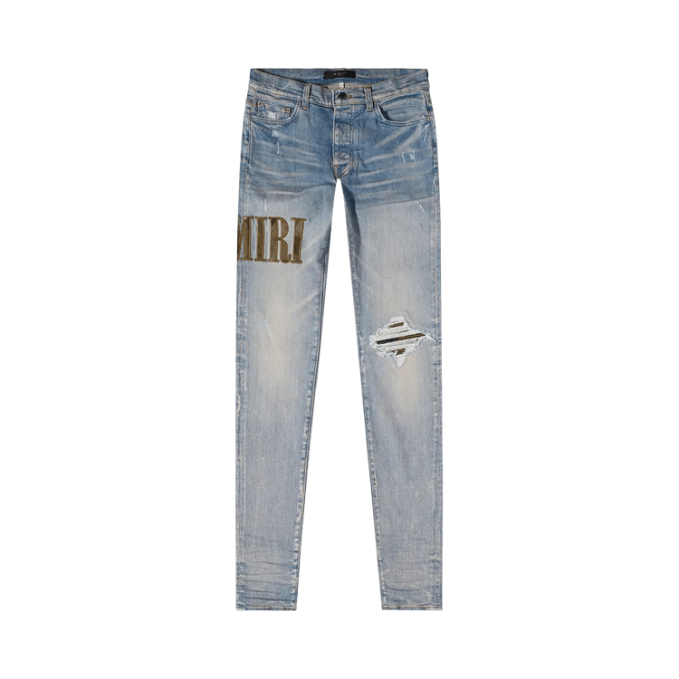 Amiri Core Appliqué Jean "Clay Indigo"