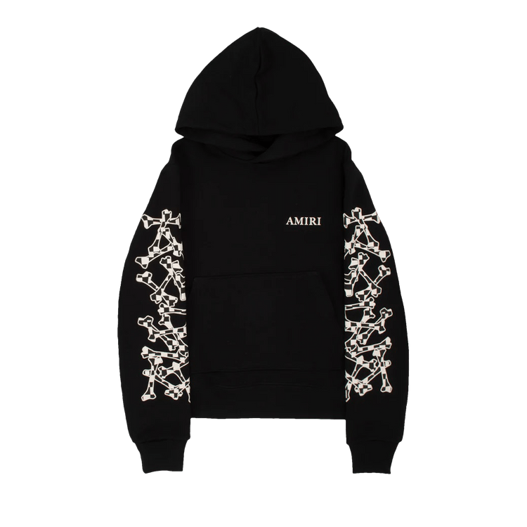 Amiri Checkered Bones Hoodie "Black"