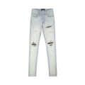 Amiri MX1 Camo Jean "Blue Wash"