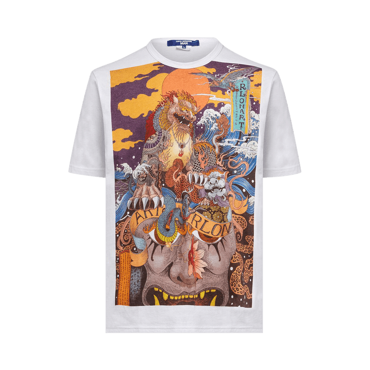 Junya Watanabe Graphic Print T-Shirt "Multicolor"