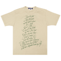 Junya Watanabe Handwriting Print T-Shirt "Grey"