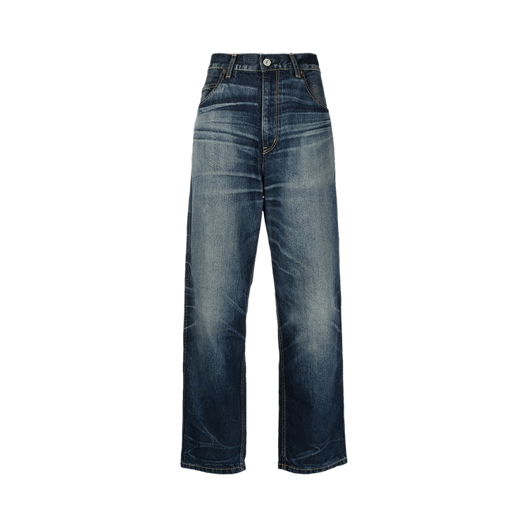 Junya Watanabe x Levi's High Waisted Cropped Jeans 'Blue'