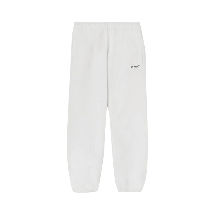 Off-White Diag Helvetica Slim Sweatpant "White/Black"