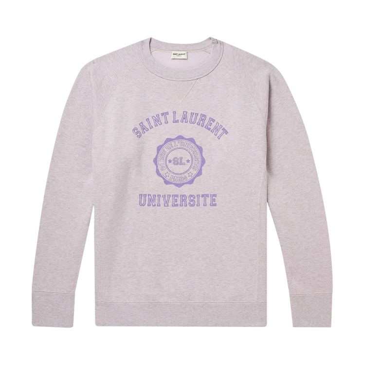 Saint Laurent Université Sweatshirt "Lilas"