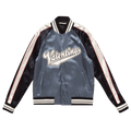 Valentino Bomber Jacket With Embroidered Patch "Red"
