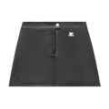 Courrèges Vinyl Mini Skirt "Black"