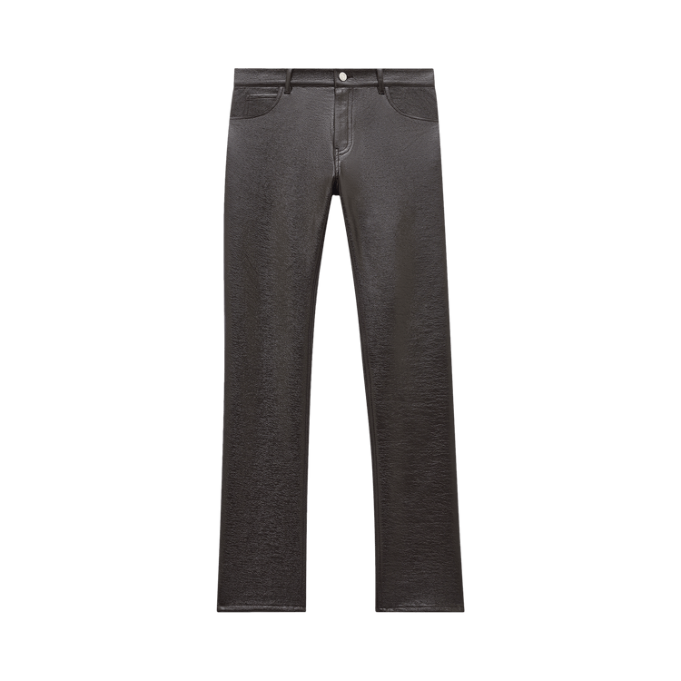 Courrèges 5-Pocket Vinyl Pants "Chocolate"