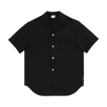 Courrèges Retro Twill Skater Shirt "Black"