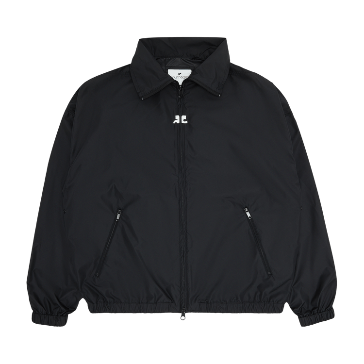 Courrèges Nylon Track Jacket "Black"