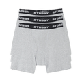 Stussy Boxer Briefs (3 Pack) "Grey Heather"