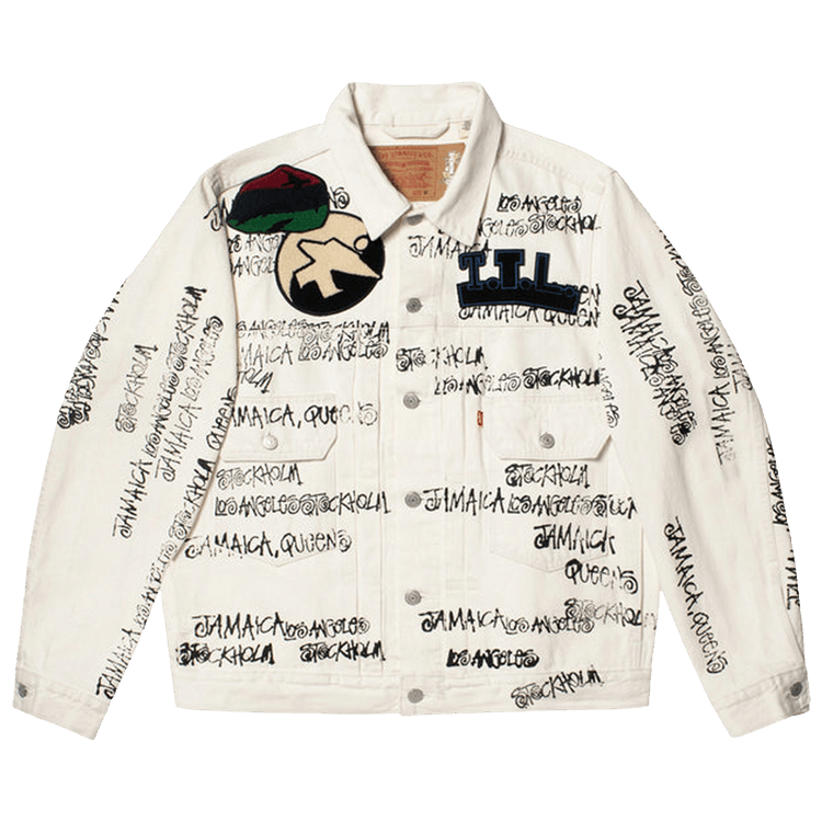Stussy x Denim Tears x Our Legacy TTL Denim Jacket "White"