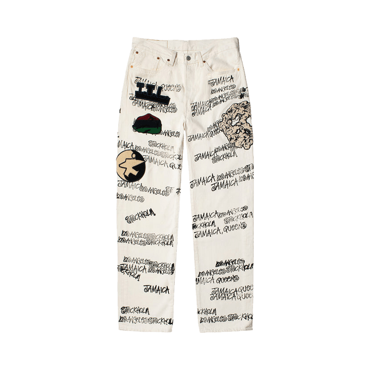 Stussy x Denim Tears x Our Legacy TTL 501 Jean "White"