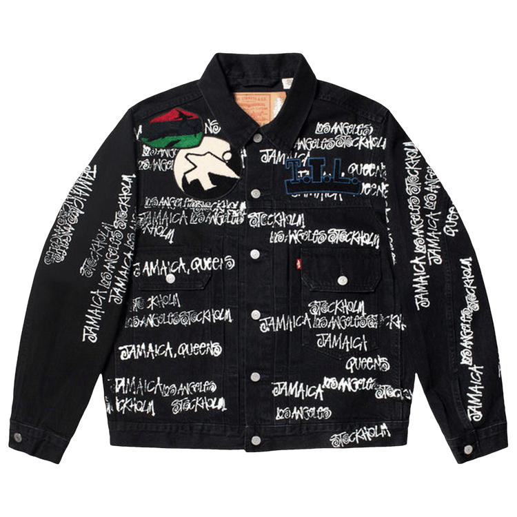 Stussy x Denim Tears x Our Legacy TTL Denim Jacket "Black"