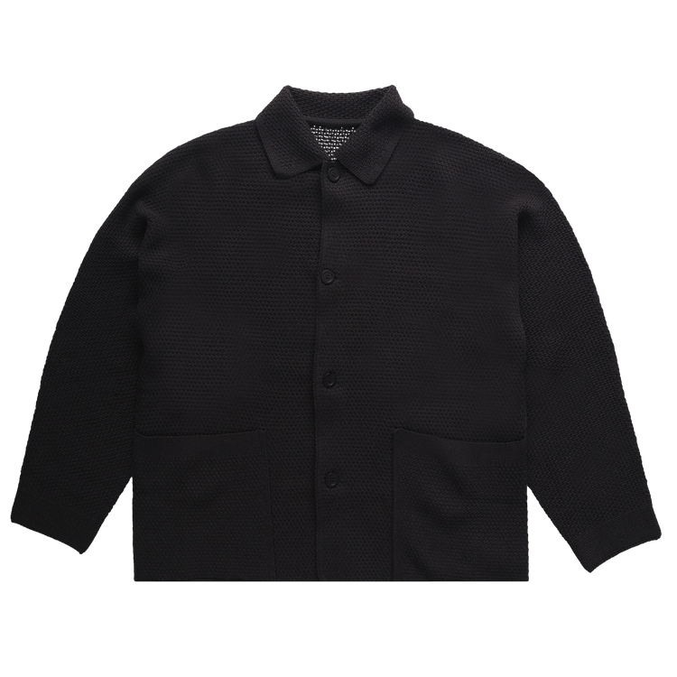 Homme Plissé Issey Miyake Rustic Knit Shirt "Coke Grey"