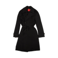 424 Nylon Trench Coat "Black"
