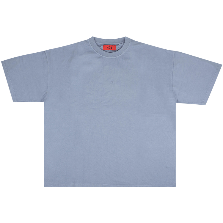424 Cotton Short-Sleeve T-Shirt "Blue"