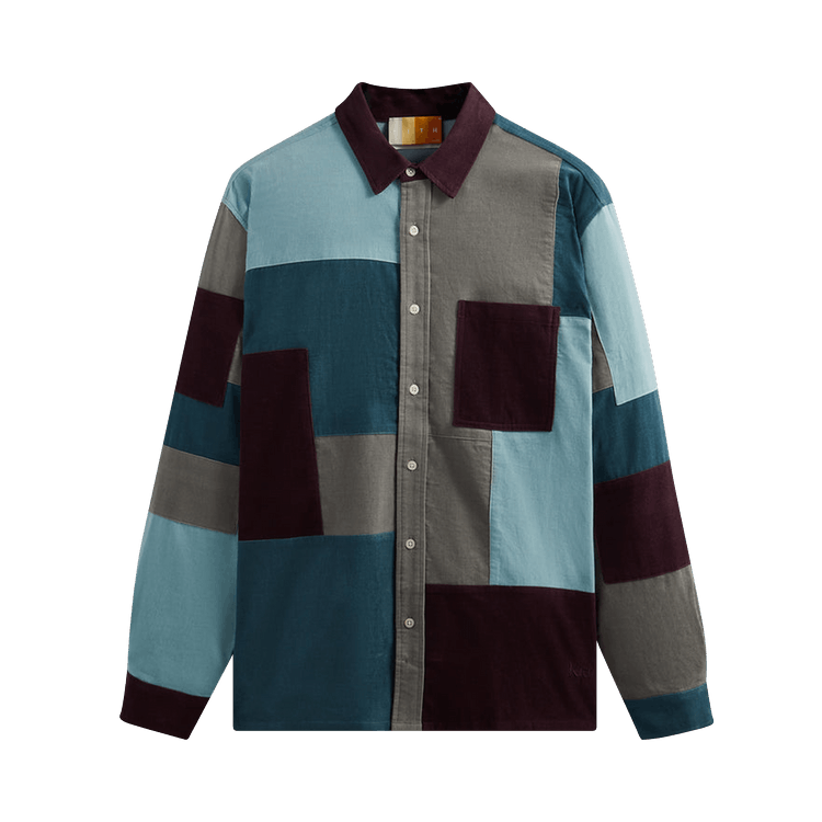 Kith Patchwork Cord Ludlow Shirt "Largo"