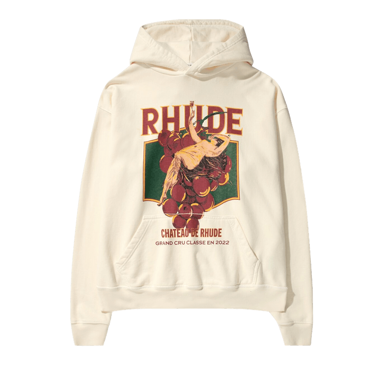 Rhude Chateau De Rhude Hoodie "Vintage White"