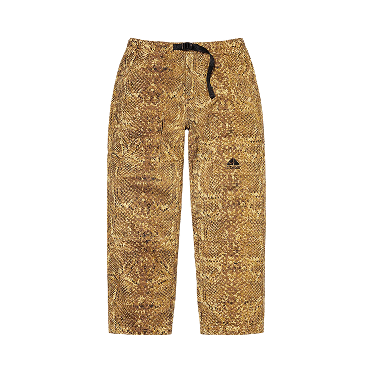 Supreme x Nike ACG Belted Denim Pant "Gold Snakeskin"