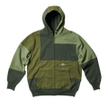 Palace x Engineered Garments Heavy Patchwork Zip Hood "Olive"