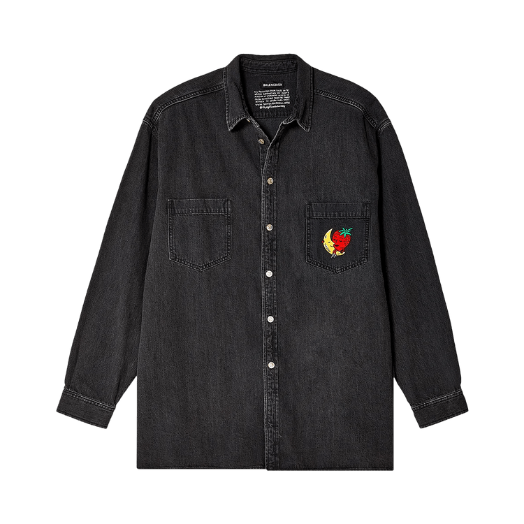 Sky High Farm Workwear x Balenciaga Pig Denim Shirt "Black"
