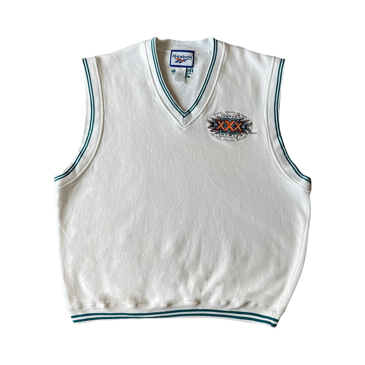 Vintage 1996 Super Bowl XXX Vest "White"