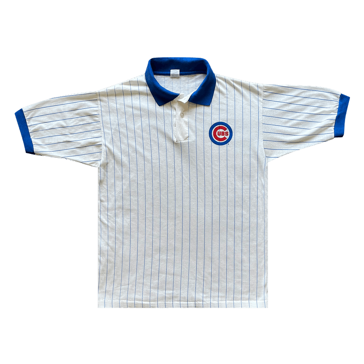 Vintage 1980s Chicago Cubs Polo "White"